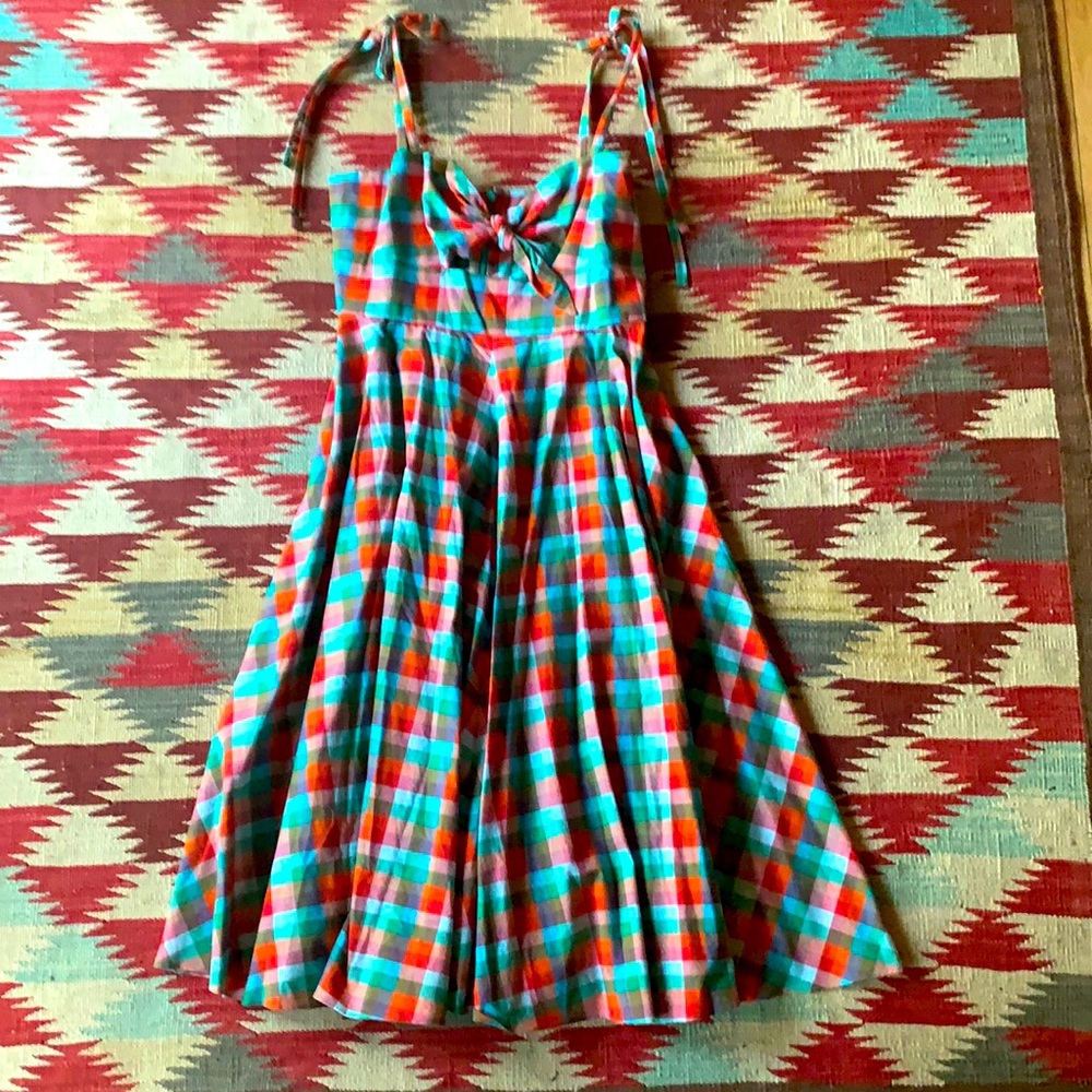 Rachel Antonoff Madras Dress Size 12 NWT